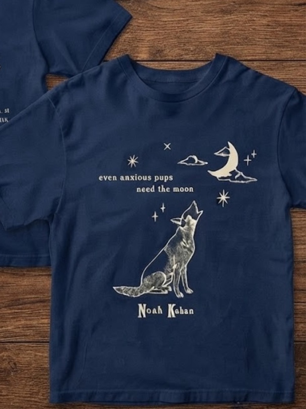 Noah Kahan ''The Great Divide'' Tour 2026 Graphic Navy T-Shirt - Picture 2 of 4
